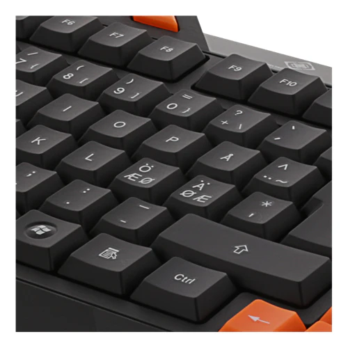 DELTACO GAMING GAM-024 Tastatur Membran Kabling Nordisk