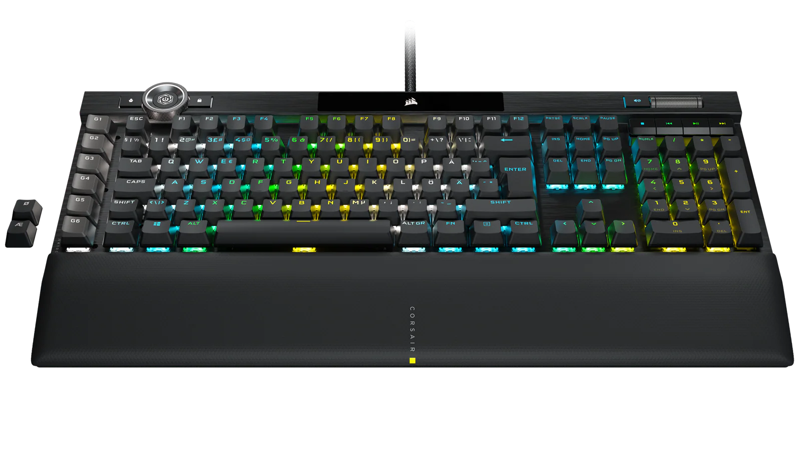 CORSAIR– Optisch-mechanische Gaming-K100-RGB-Tastatur