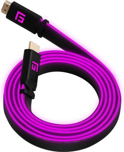 FLOATING GRIP 3M HIGH-SPEED LED HDMI CABLE V2.1 - PINK