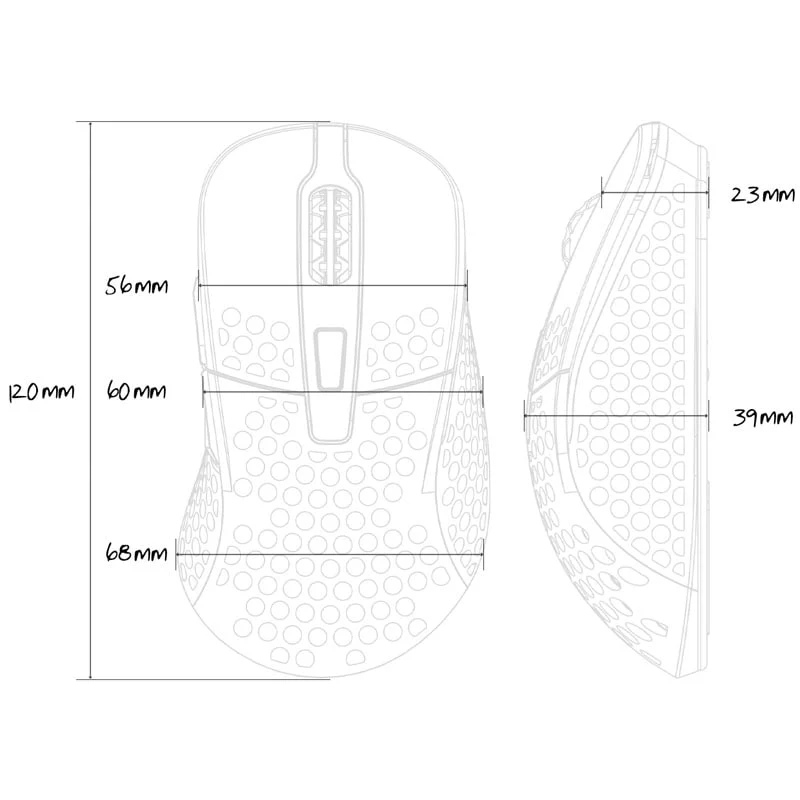 Xtrfy M4 RGB. Gaming-Maus. Pink