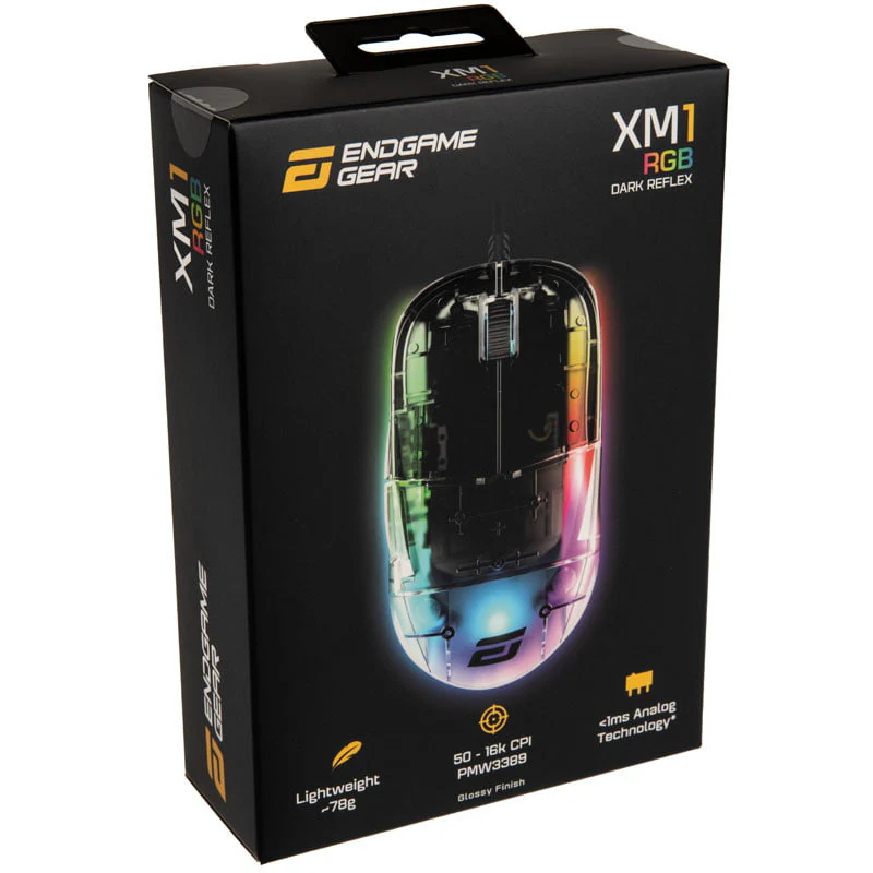 Endgame Gear XM1 RGB-Gaming-Maus– Dark Reflex
