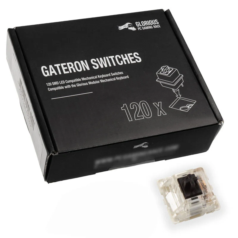 Glorious Gateron Black Switches (120 Stück)