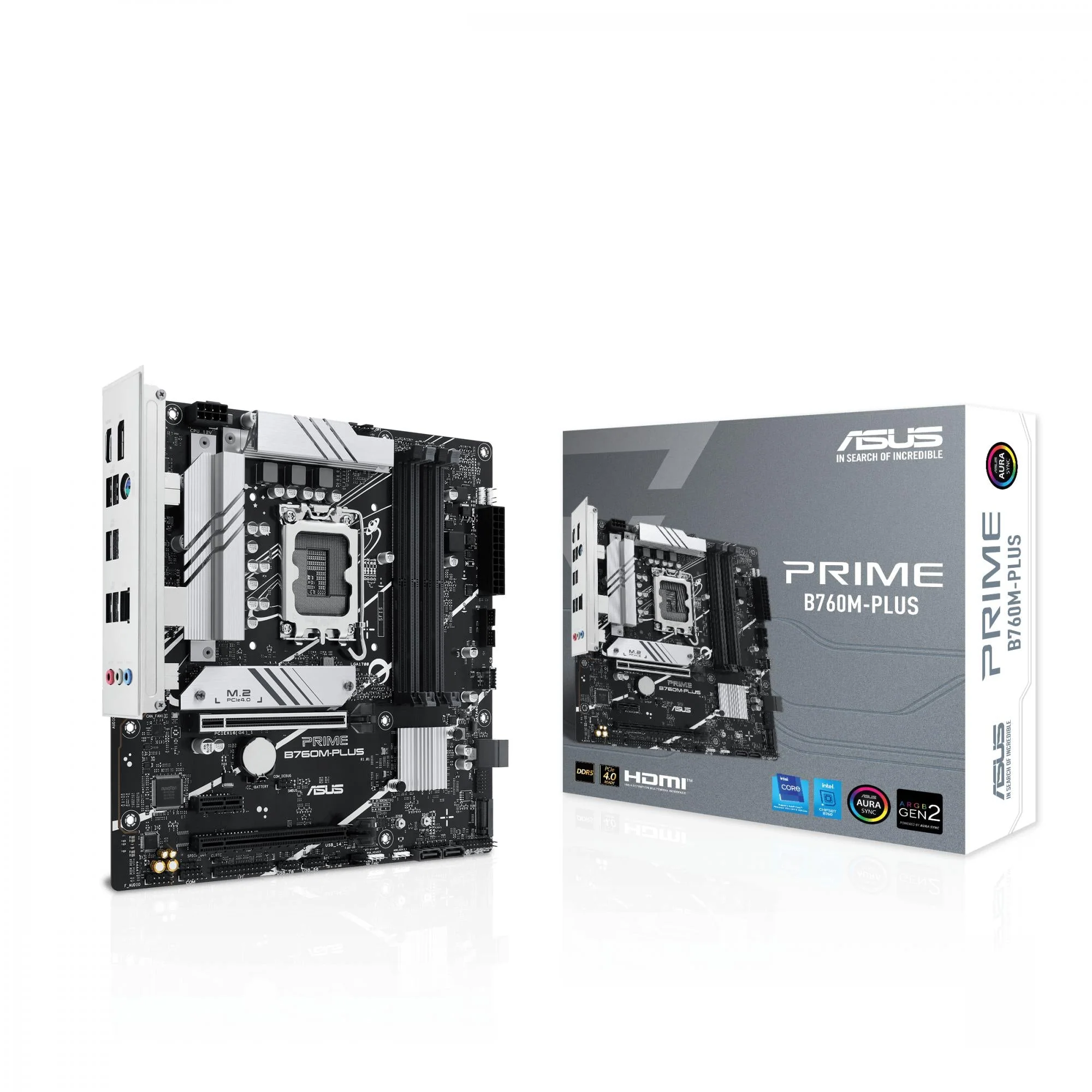 ASUS PRIME B760M-PLUS (mATX. B760. LGA 1700. DDR5)