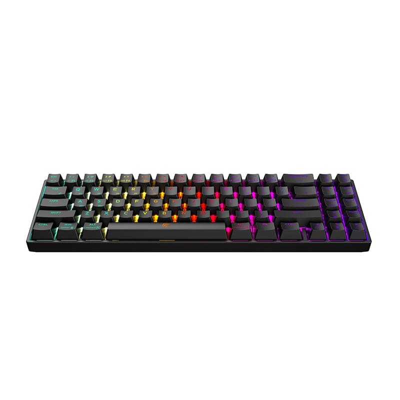 Havit KB496L Schwarz 65 % Gaming-Tastatur RGB