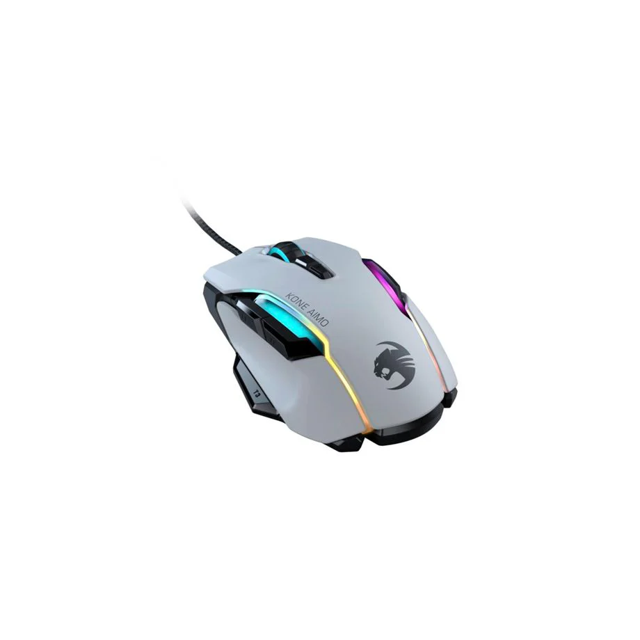 Roccat Kone AIMO Remastered RGBA Gaming-Maus– Weiß
