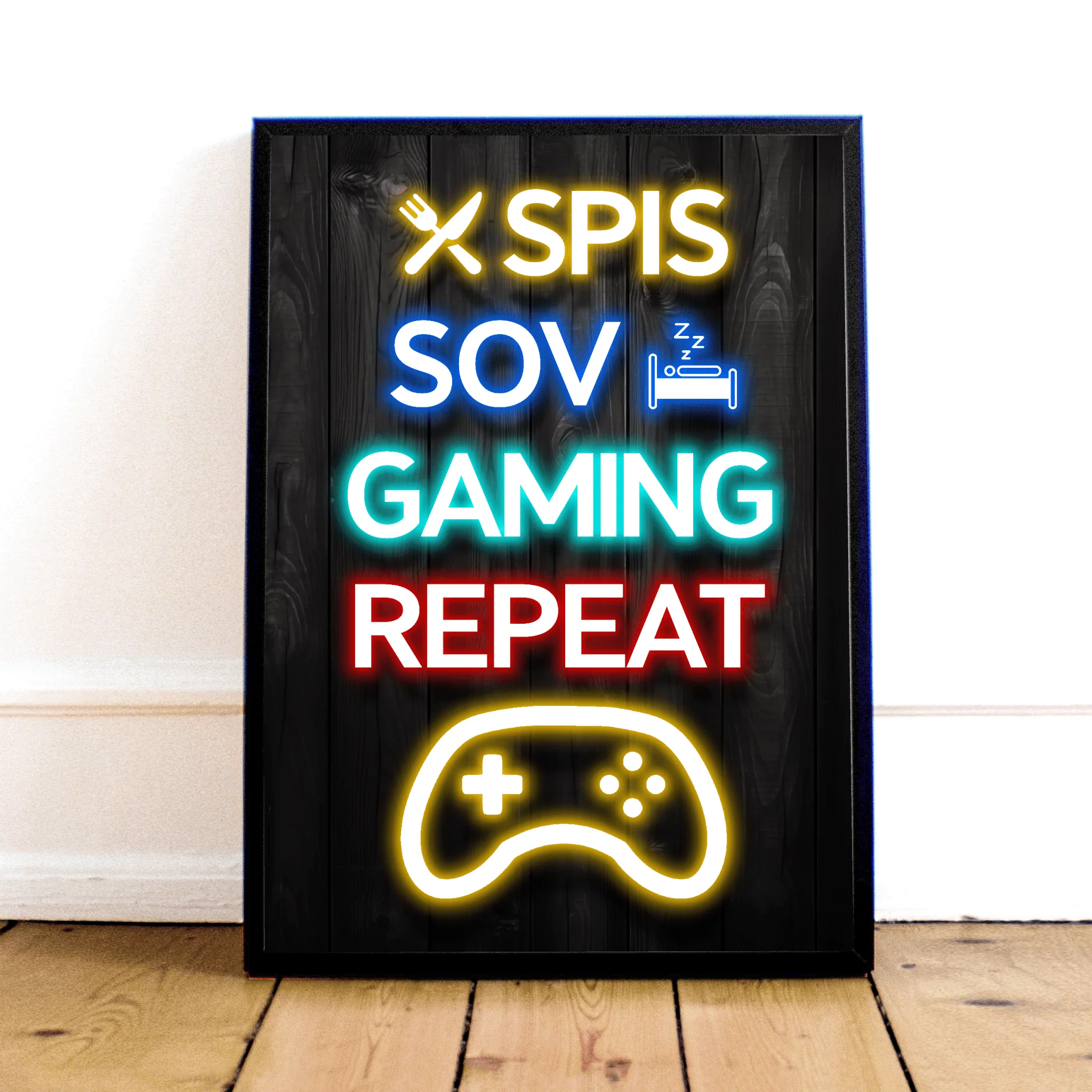 Spis. Sov. Gaming. Repeat Plakat