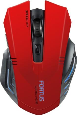 SpeedLink Fortus Gaming-Maus kabellos / Schwarz