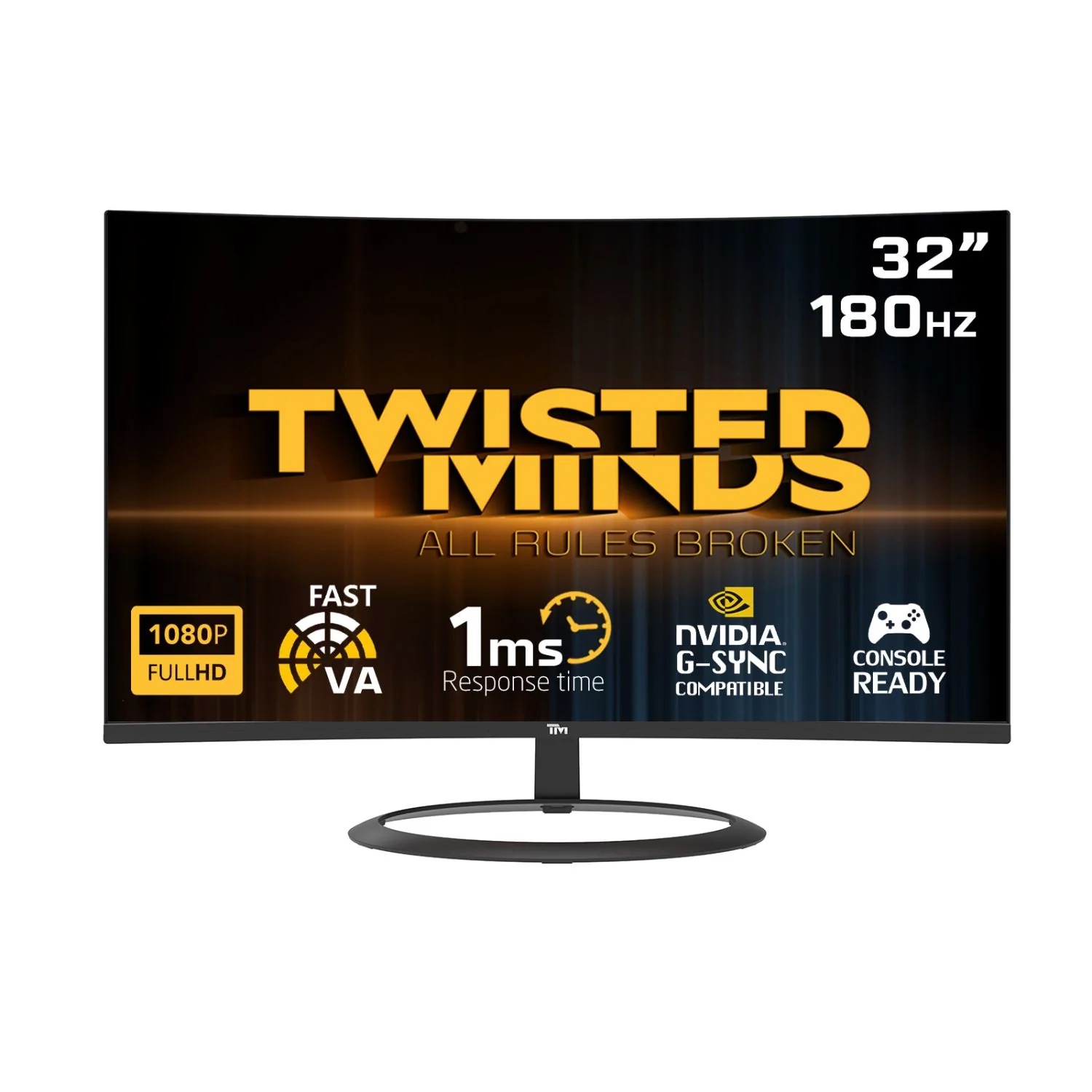 TWISTED MINDS CURVE GAMING MONITOR 32 FHD - 180HZ
