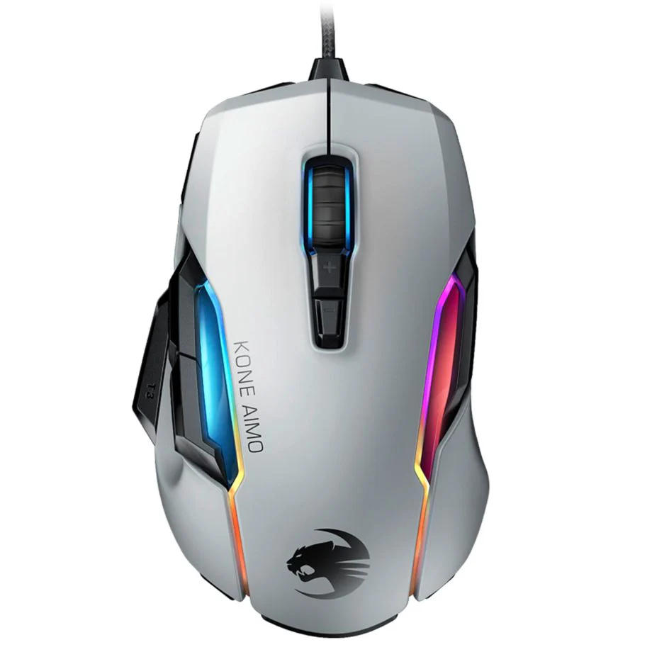 Roccat Kone AIMO Remastered RGBA Gaming-Maus– Weiß