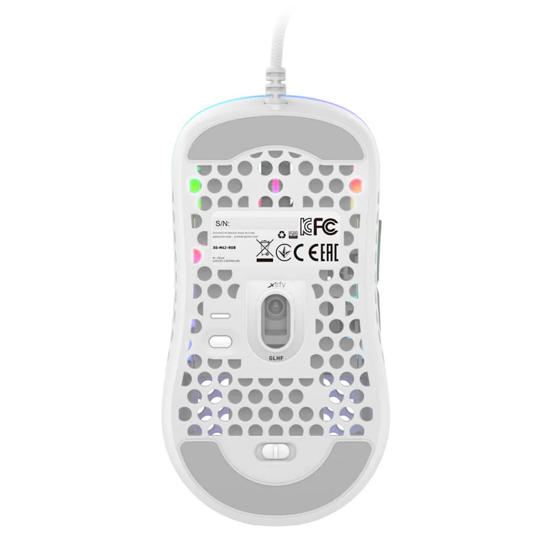 Xtrfy M42 RGB. Gaming-Maus. Weiß