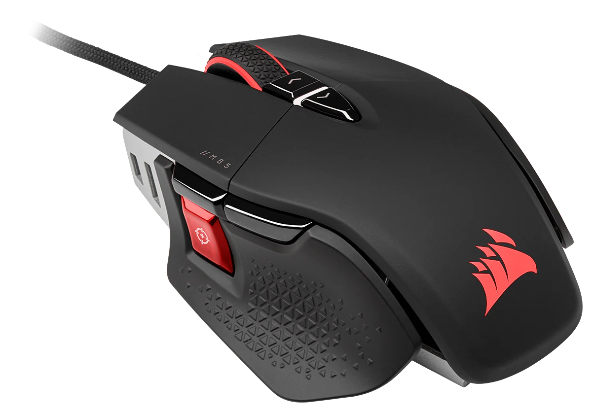 CORSAIR Gaming M65 RGB ULTRA Optisches Kabel Schwarz
