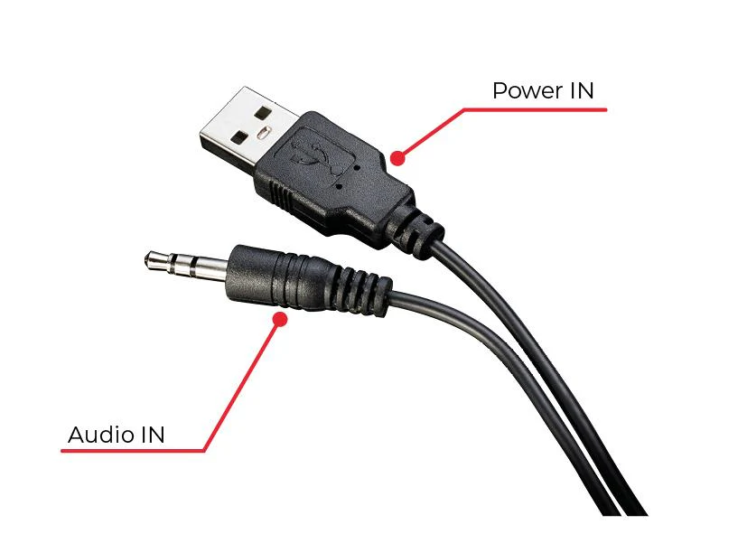 SUREFIRE - Gator Eye Gaming Højttaler. Rød