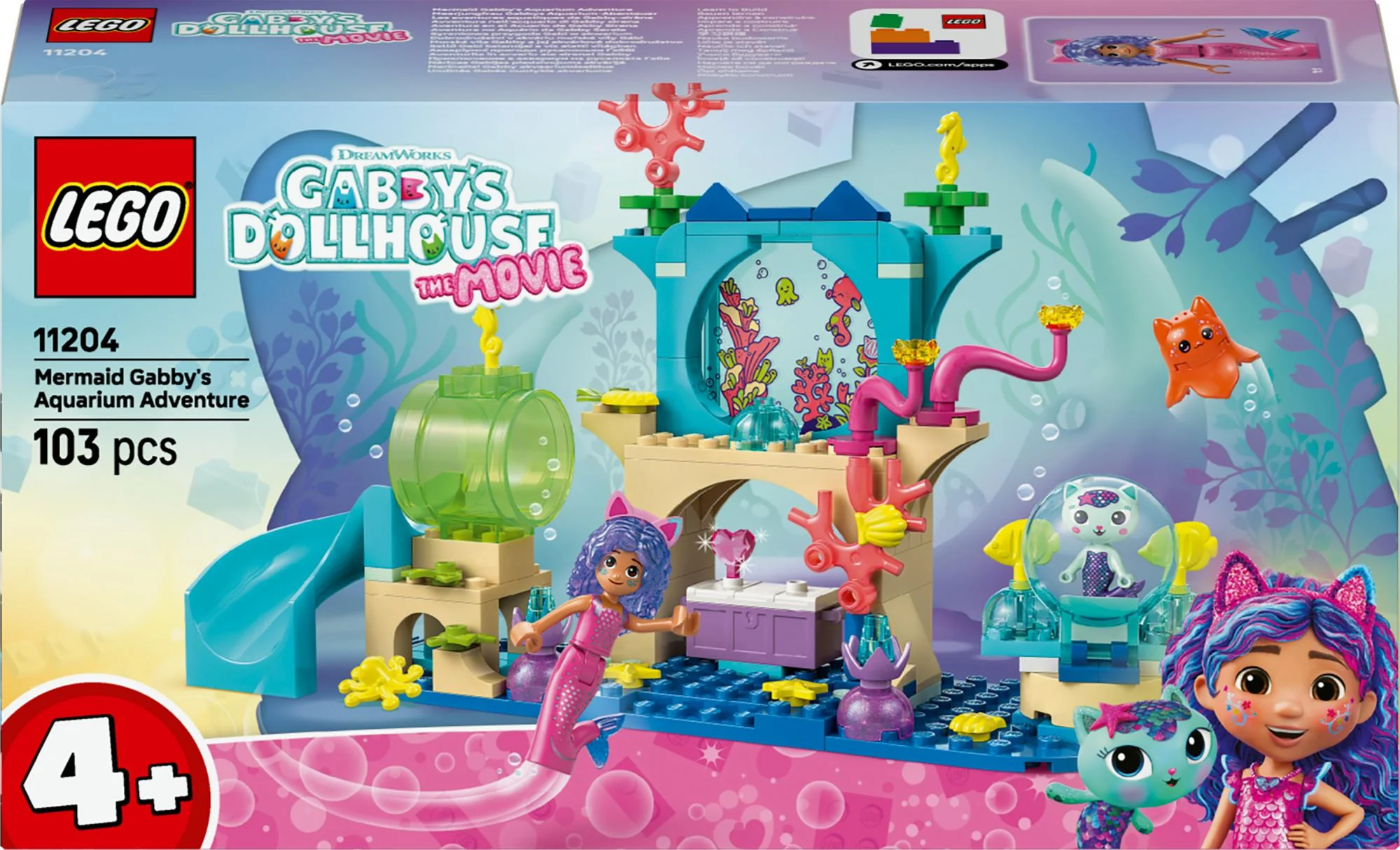 LEGO - Gabby's Dollhouse - Mermaid Gabby's Aquarium Adventure (11204)