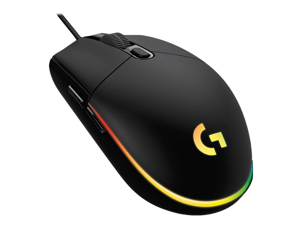Logitech Gaming Mouse G102 LIGHTSYNC optisches Kabel schwarz