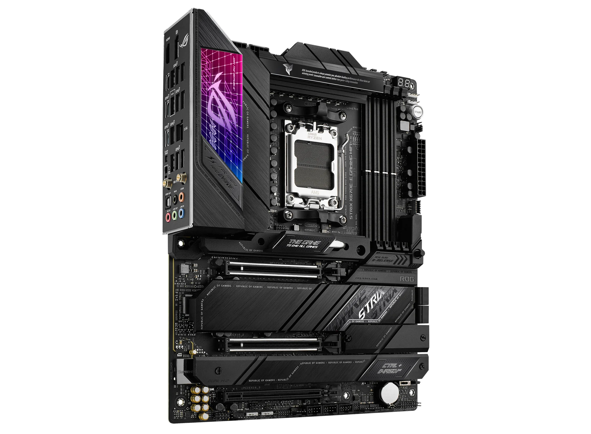 ASUS ROG STRIX X670E-E GAMING WIFI (ATX. X670E. AM5) - Bundkort