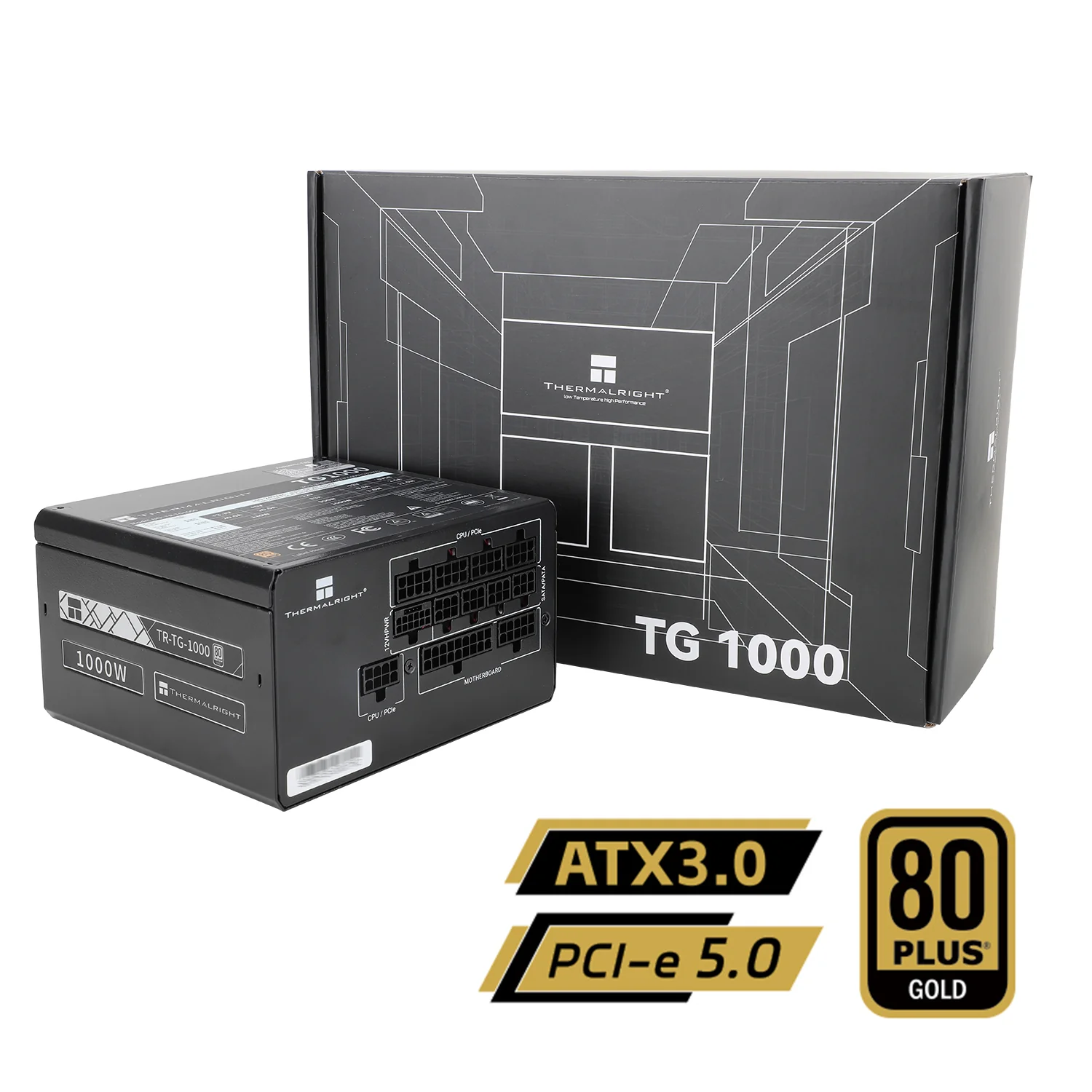 Thermalright TR-TG 1000 Black - PSU. 80+ Gold. 1000W
