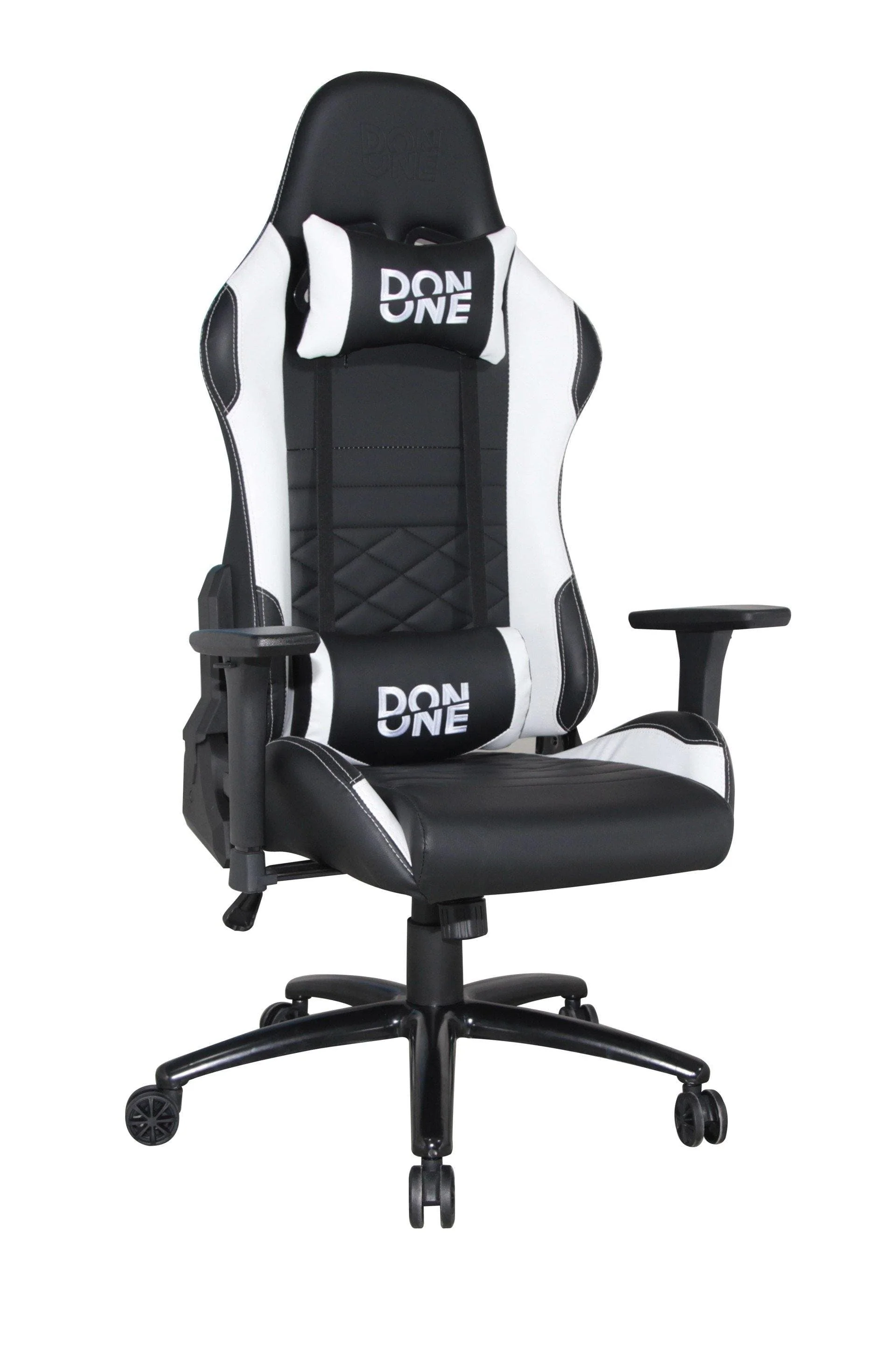 DON ONE -GC300 Gaming-Stuhl– Schwarz/Weiß PS5-Farben– PU-Leder– Bis zu 120 kg