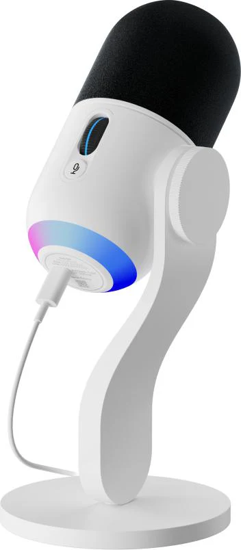 Logitech - Yeti GX Dynamic RGB Gaming Mic med LIGHTSYNC. Off-hvid