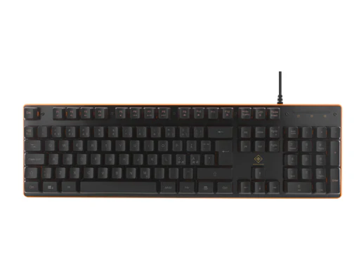DELTACO GAMING GAM-021 Tastatur Membran Orange Kabling Nordisk