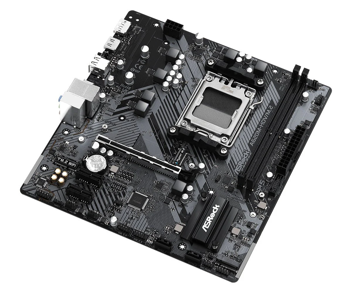ASRock A620M-HDV/M.2 - AM5 - Bundkort