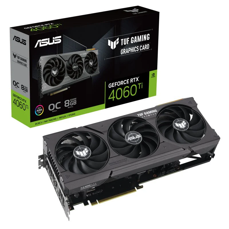 ASUS GeForce RTX 4060 TI 8GB GDDR6 TUF OC GAMING