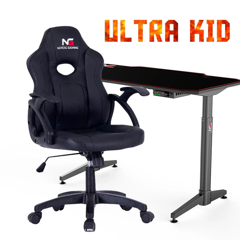 Nordic Kids Gaming-Stuhl + Gaming-Tisch– Ultra Kid Elevation Bundle