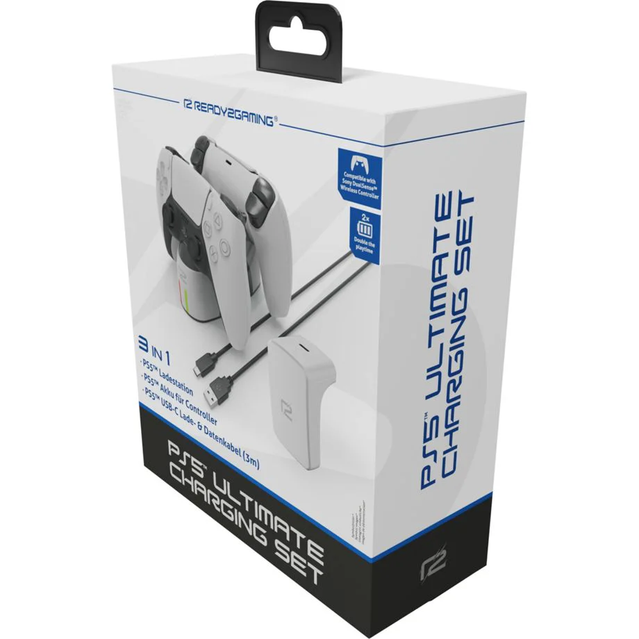 ready2gaming PS5 Ultimativt Opladningssæt