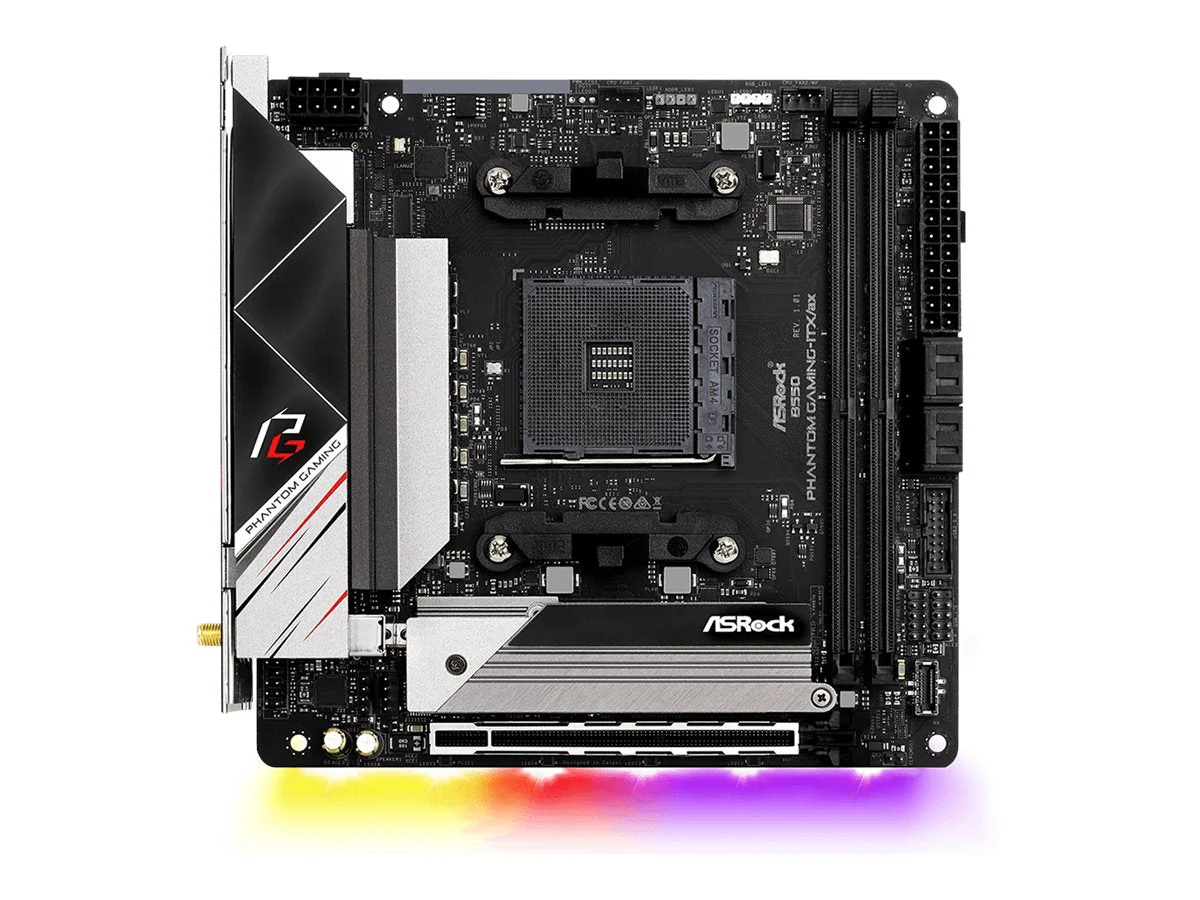 ASRock B550 Phantom Gaming-ITX/ax Mini ITX AM4 AMD B550