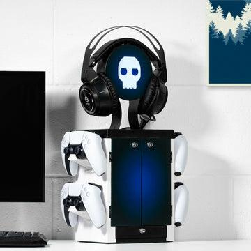 Numskull PS5 Inspired Blå og Hvid Gaming Skab