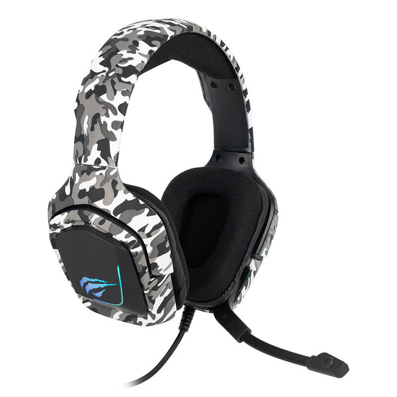 Gaming headphones Havit H653d Camouflage white