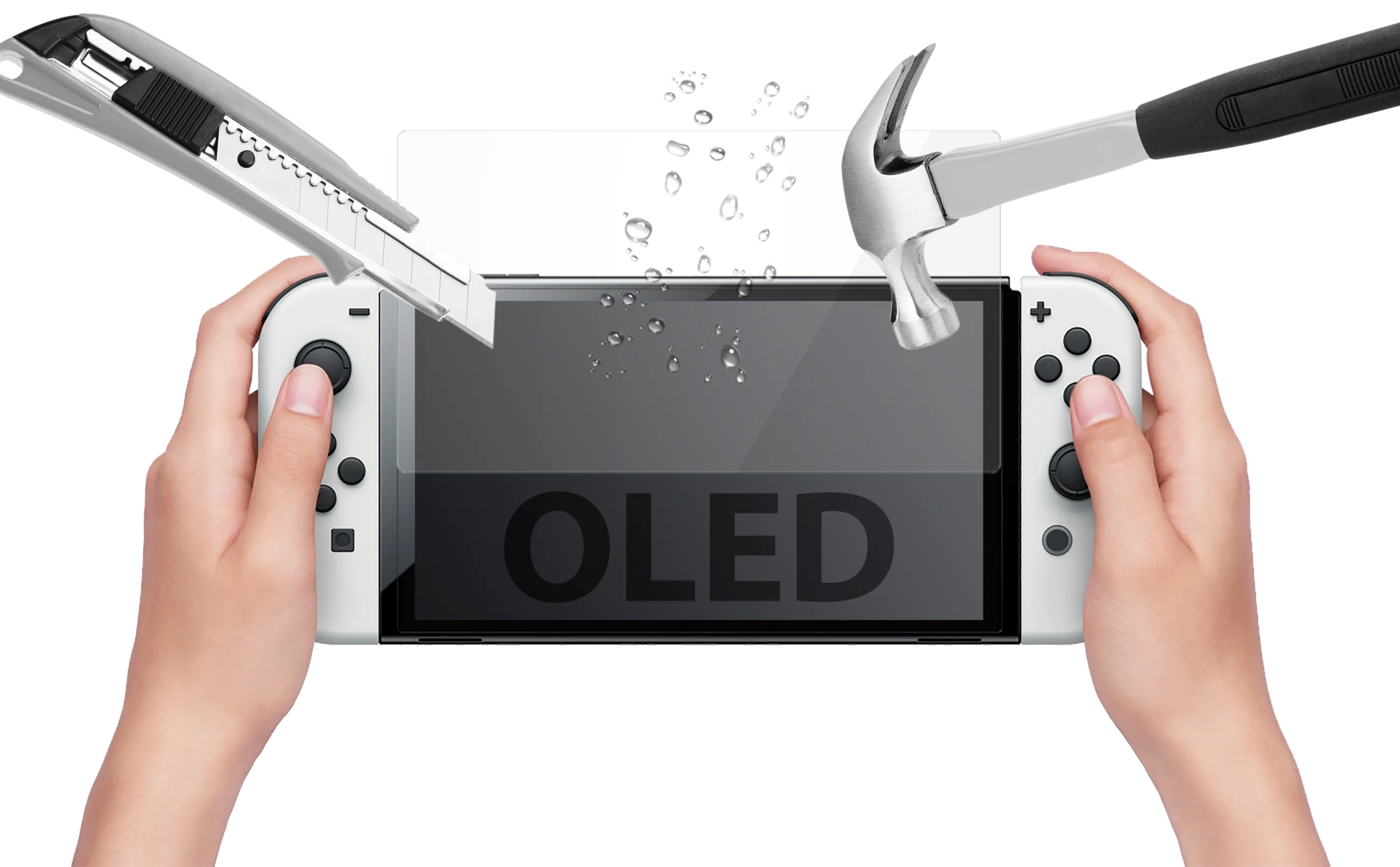 Subsonic Switch Oled Super Screen Protector - Tempered Glass 9H Hd