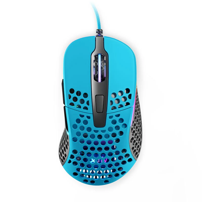 Xtrfy M4 RGB. Gaming-Maus. Miami Blue