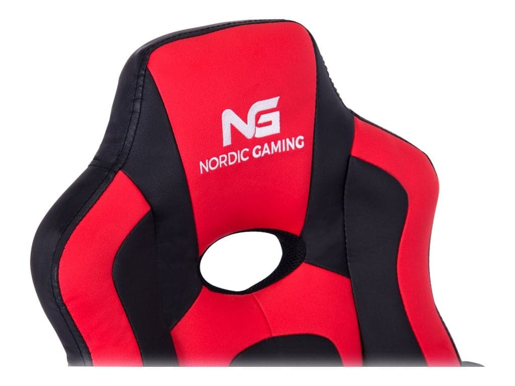 Nordic Little Warrior Kinder-Gaming-Stuhl Rot