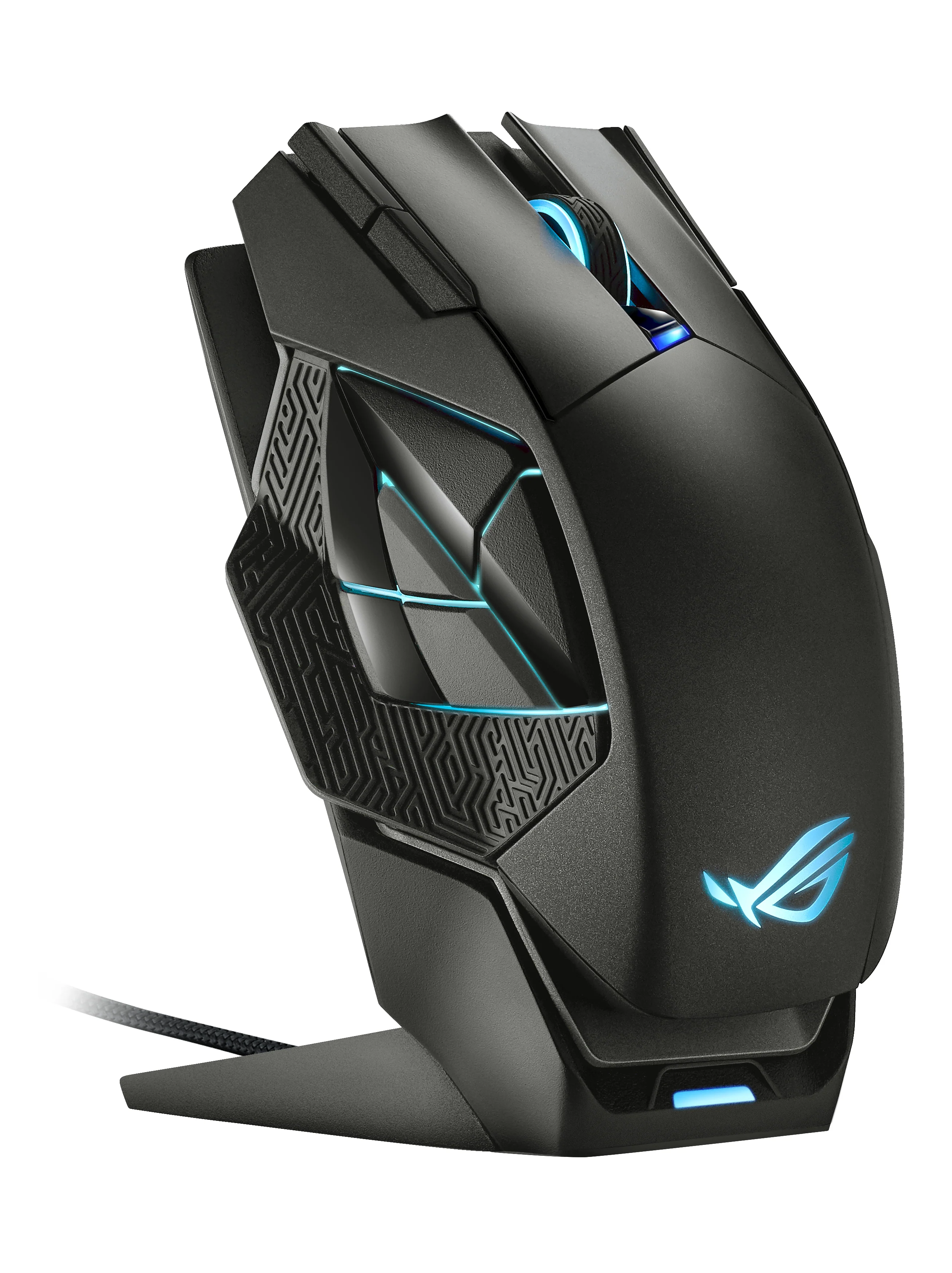ASUS ROG Spatha X (P707) Kabellose Gaming-Maus. ergonomisches Design. 12 programmierbare Tasten. 19.000 DPI