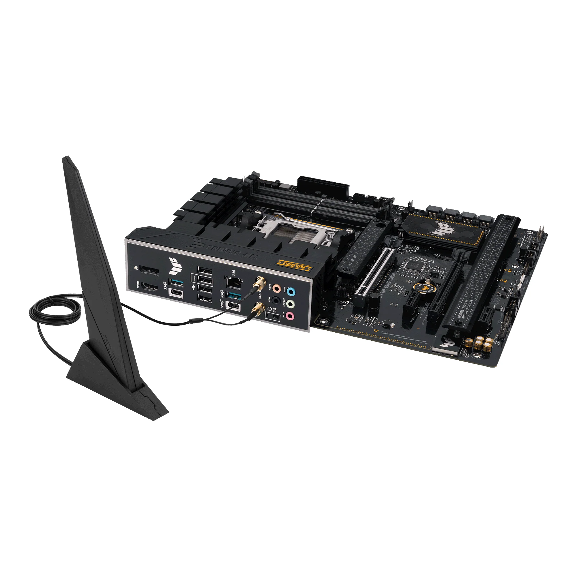 ASUS TUF GAMING B650-PLUS WIFI. Mainboard (black/light orange)