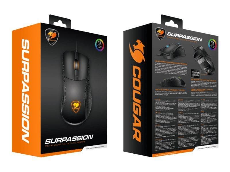 Cougar Surpassion Gaming-Maus– Optisches RGB
