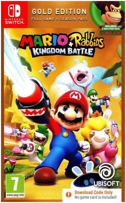Mario + Rabbids Kingdom Battle (Gold Edition) (Kode i en Box) - Nintendo Switch