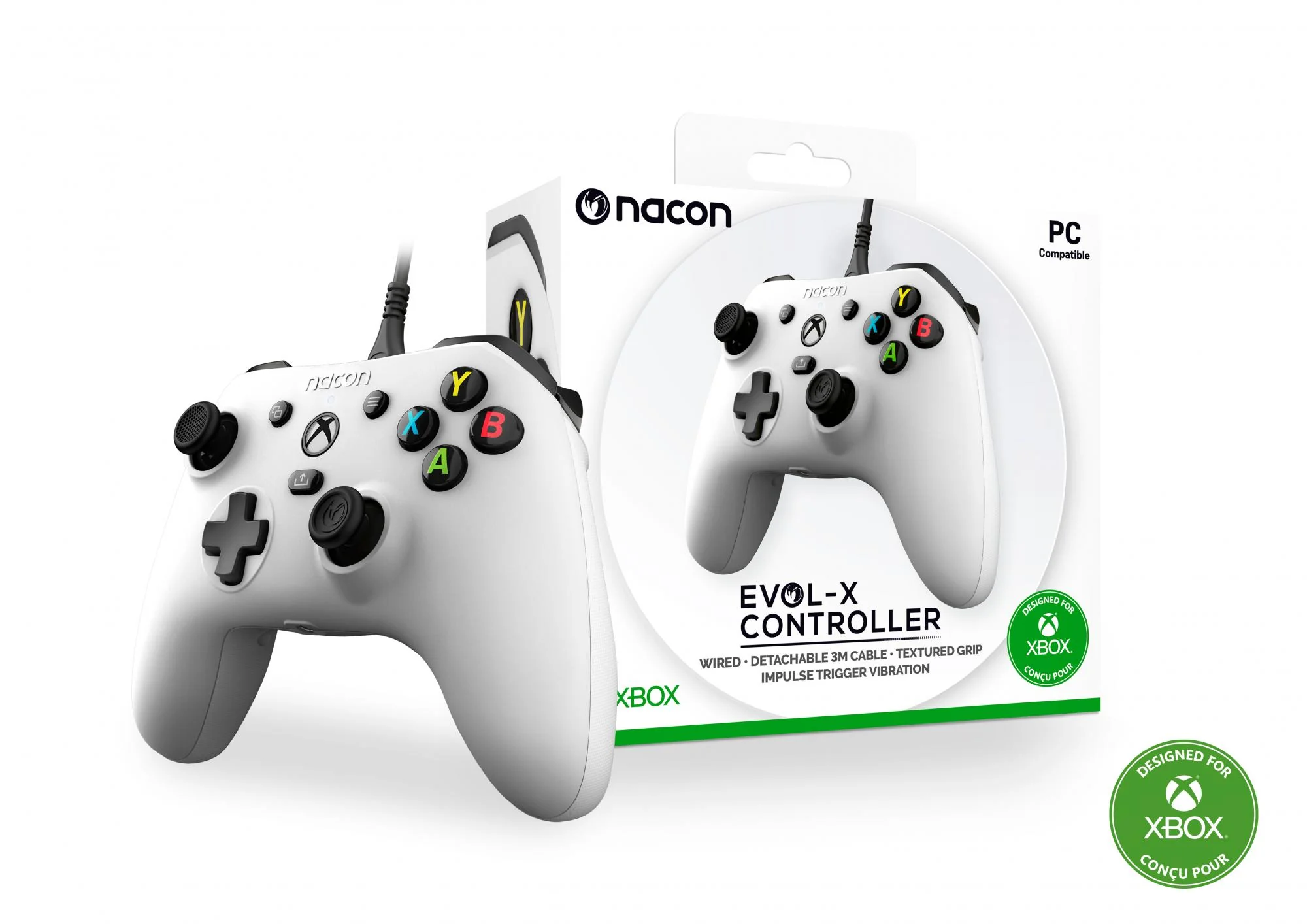 Nacon Entry Level Controller Hvid/Xbox Series X