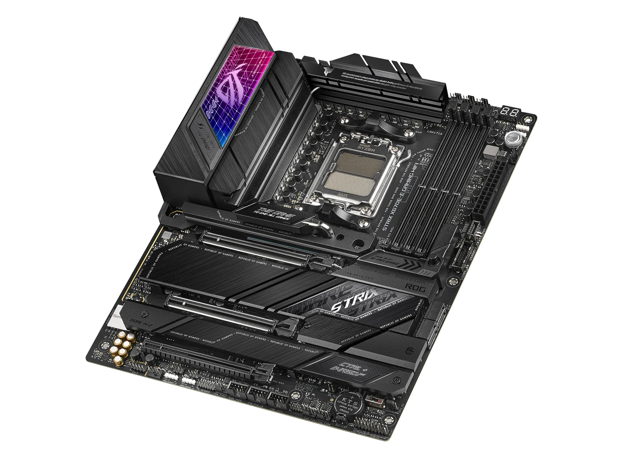 ASUS ROG STRIX X670E-E GAMING WIFI (ATX. X670E. AM5) - Bundkort