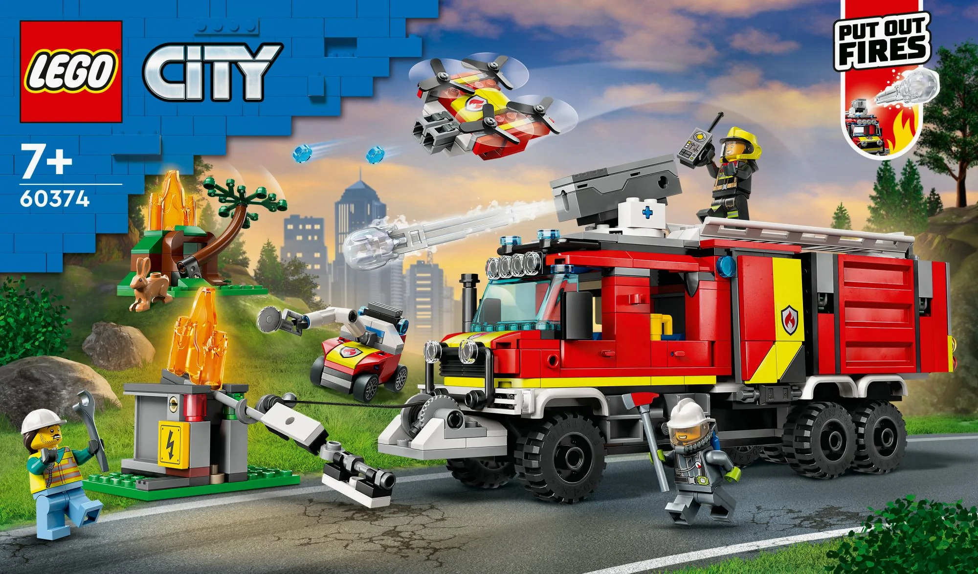 LEGO 60374 City Fire Brigade Command Vehicle