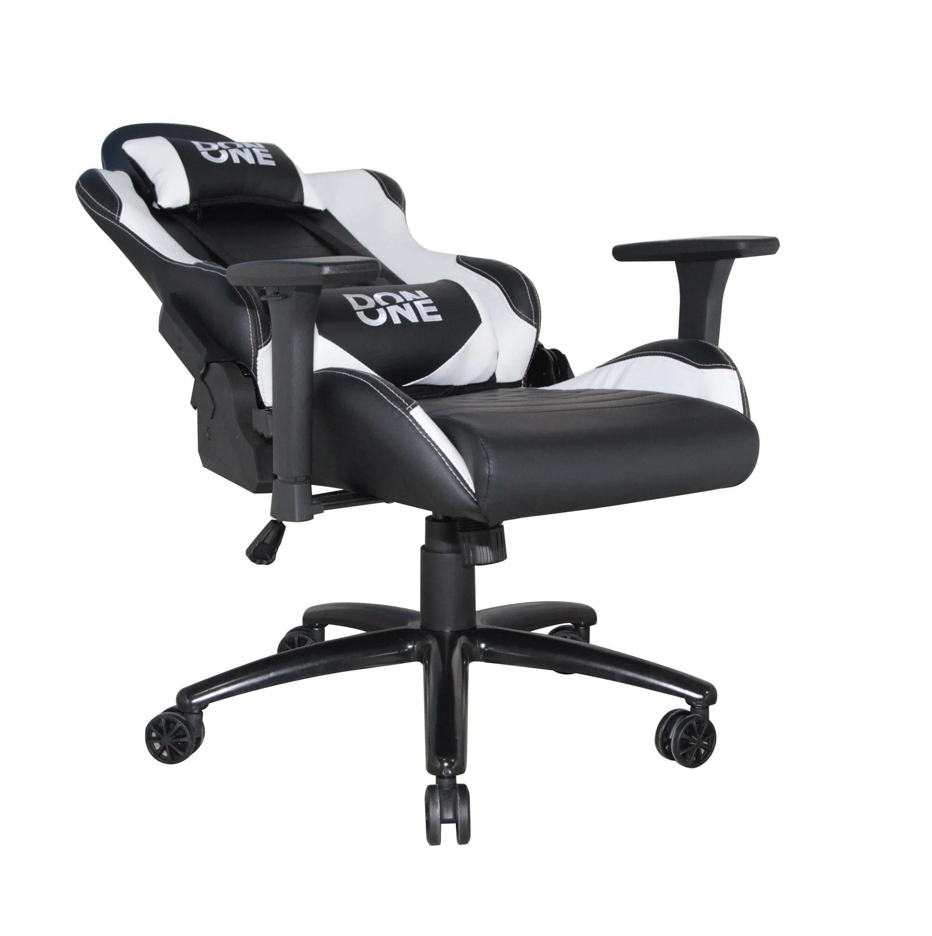 DON ONE -GC300 Gaming-Stuhl– Schwarz/Weiß PS5-Farben– PU-Leder– Bis zu 120 kg