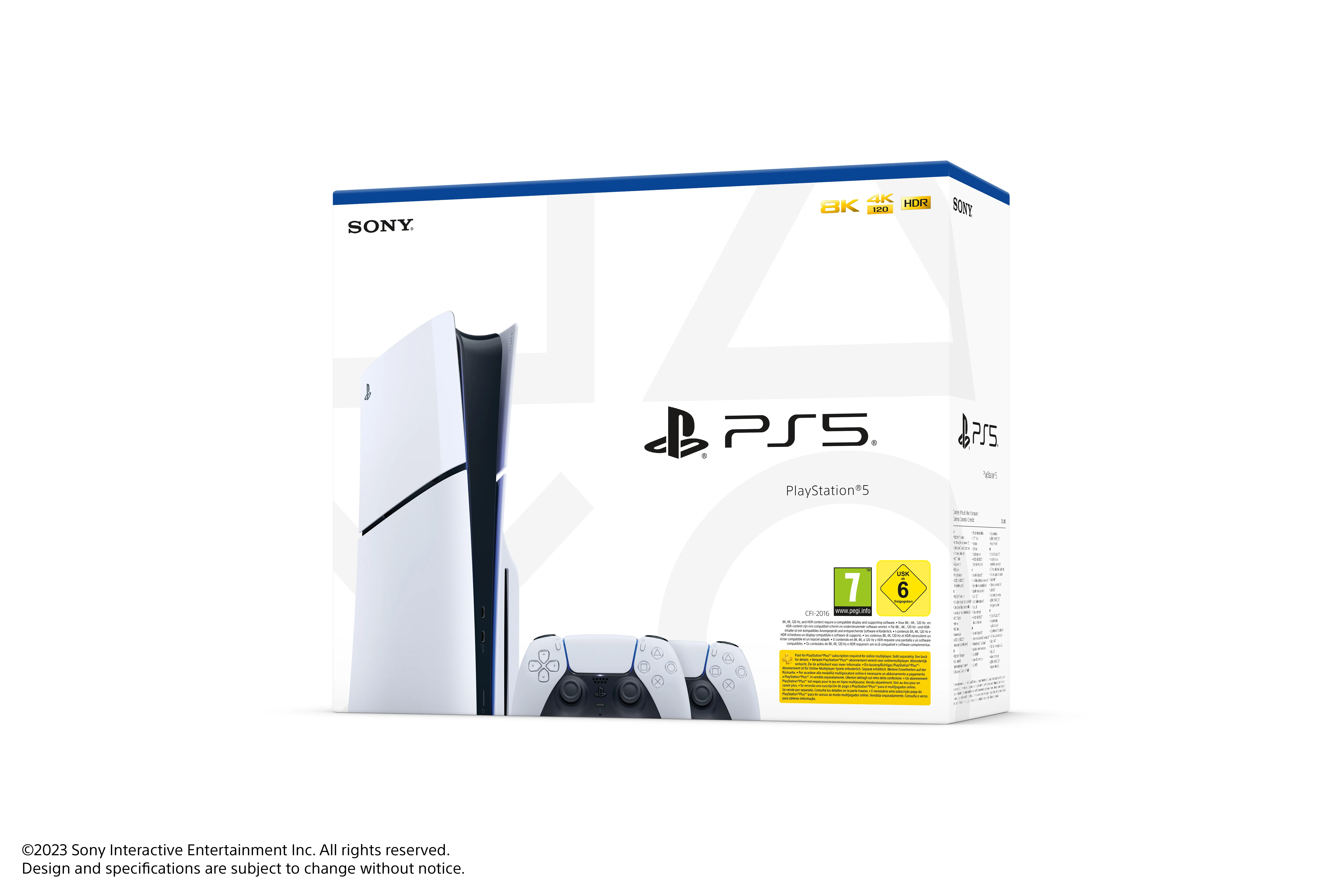 Sony Playstation 5 Slim with disc drive incl 2. Controller