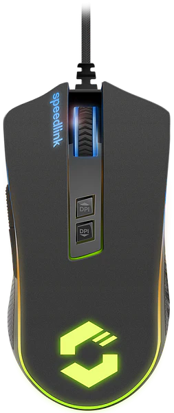 SpeedLink ORIOS RGB Gaming-Maus / Schwarz