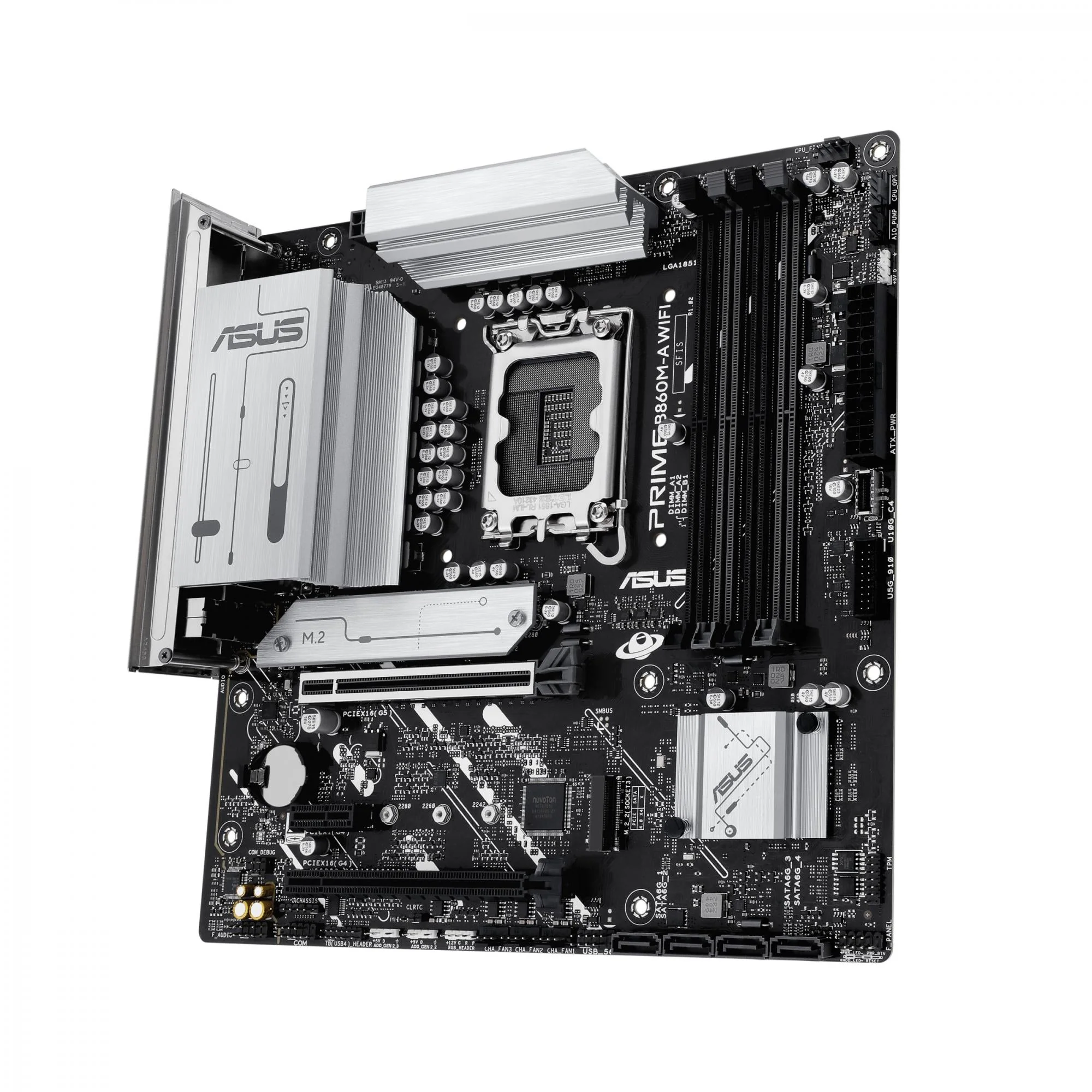 ASUS PRIME B860M-A WIFI (mATX. B860. LGA 1851. DDR5)