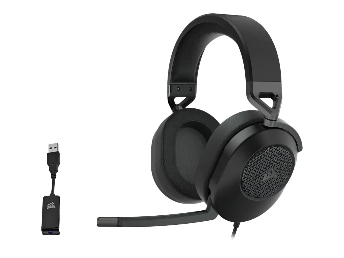 CORSAIR Gaming HS65 SURROUND Kabel-Headset Schwarz