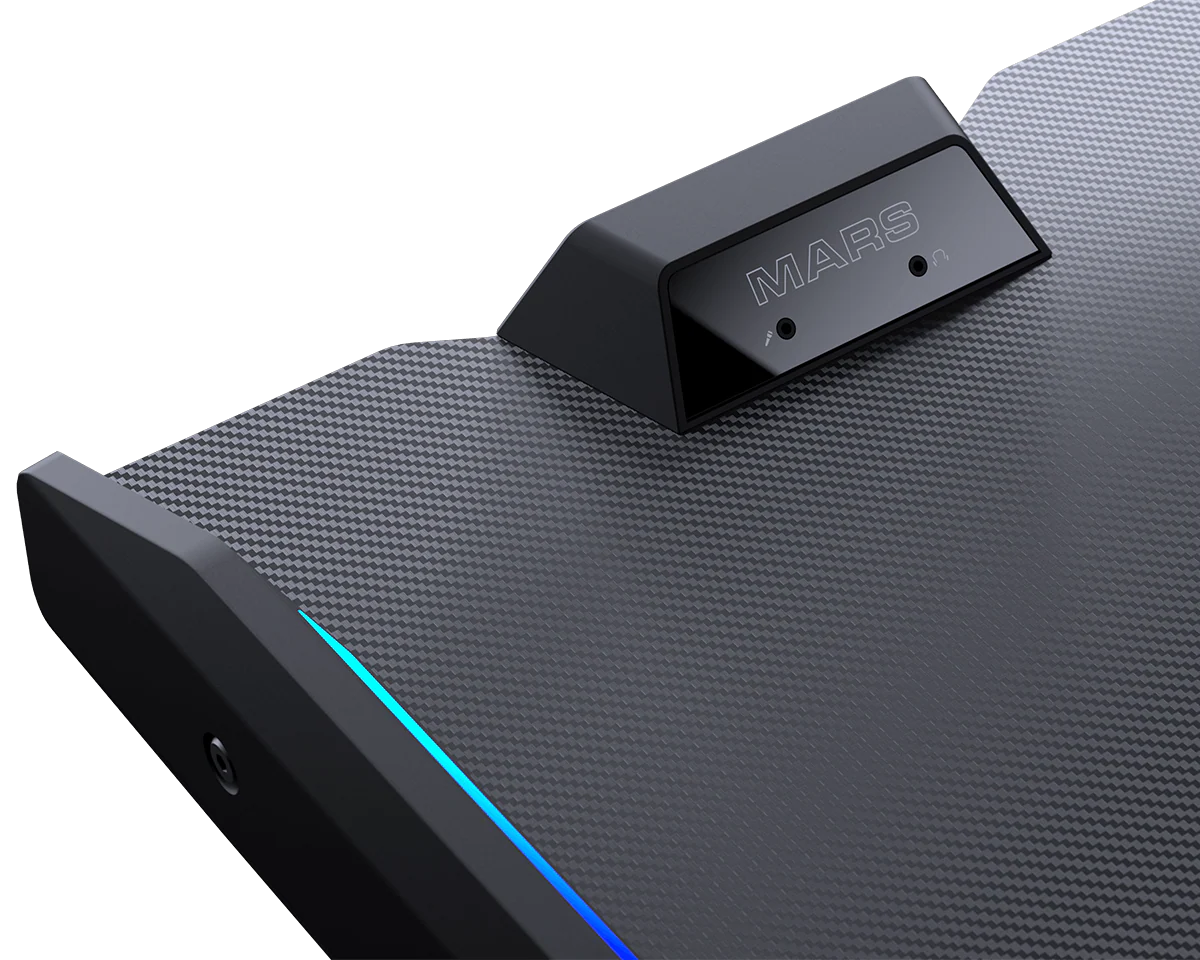 Cougar Gaming-Tisch Mars. Led-Licht schwarz