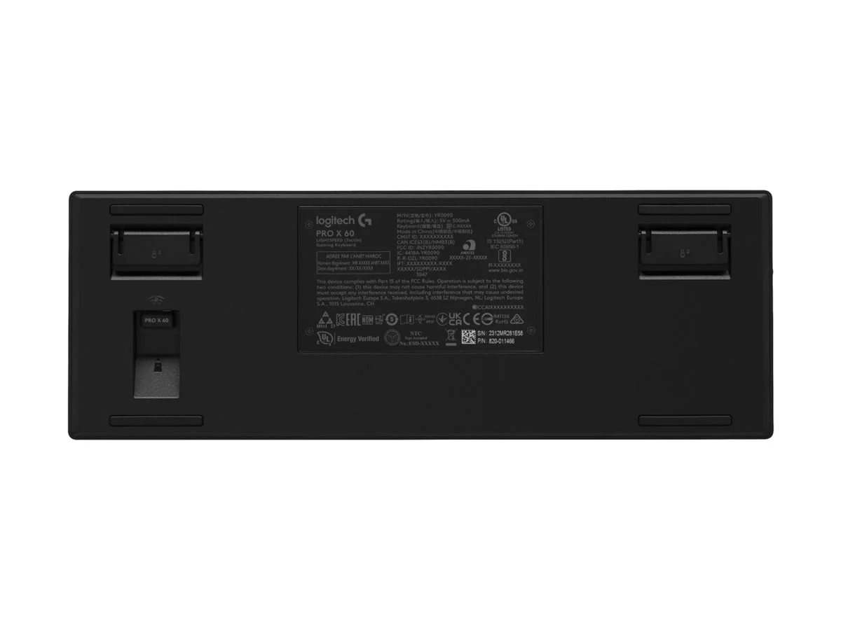 Logitech - G PRO X 60 LIGHTSPEED Wireless Gaming Keyboard - Nordic