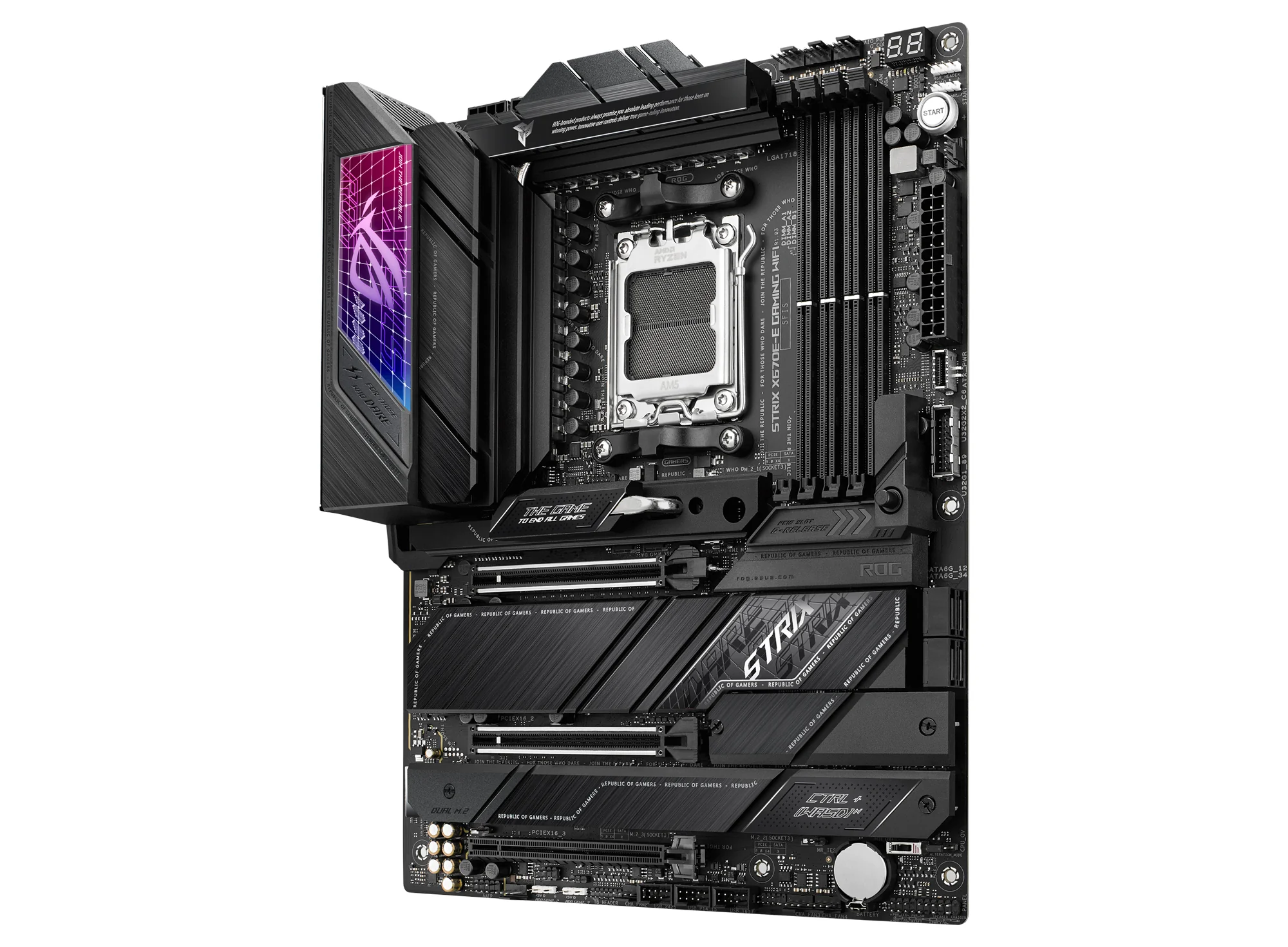 ASUS ROG STRIX X670E-E GAMING WIFI (ATX. X670E. AM5) - Bundkort