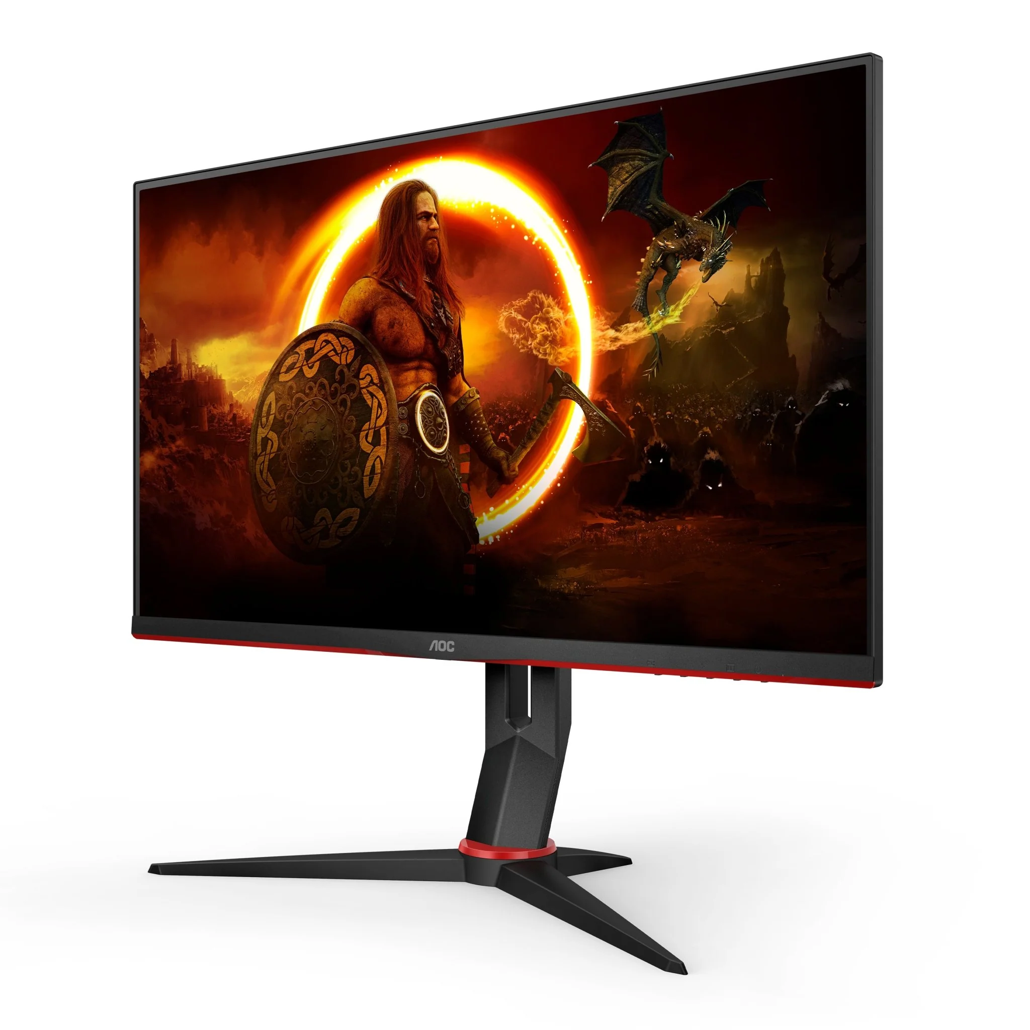AOC Gaming Q27G2U/BK 27 2560 x 1440 HDMI DisplayPort 144Hz Pivot-Monitor