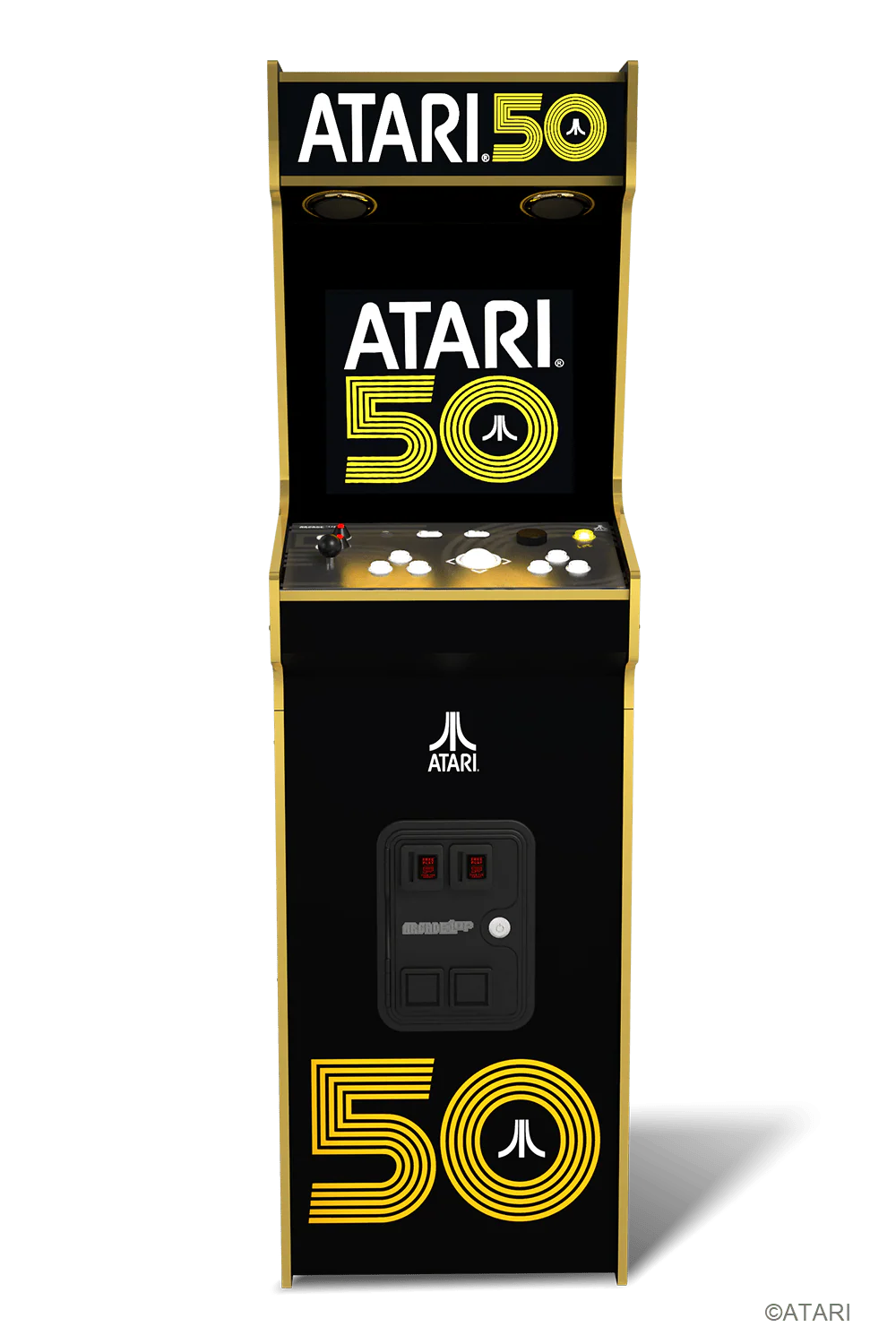 ARCADE 1 UP ATARI 50TH ANNIVESARY DELUXE ARCADE MACHINE - 50 GAMES IN 1